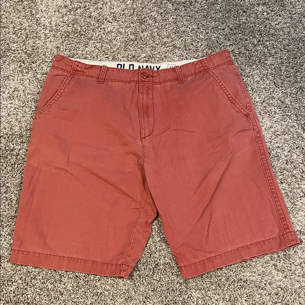 Old Navy Men's Rusty Size 36 Flat Front Shorts